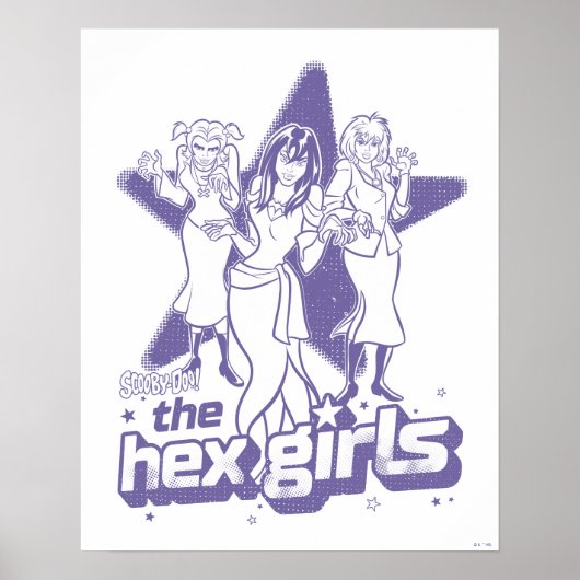 Poster La puissance étoilée des filles hexagonales (Devant)