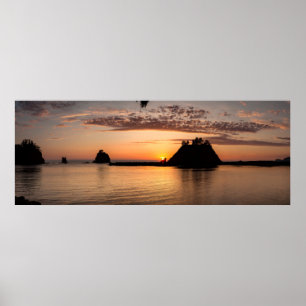 Poster La Push, Washington. Panorama