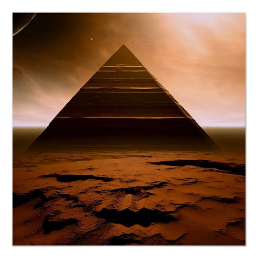Poster La pyramide de la planète rouge (Devant)