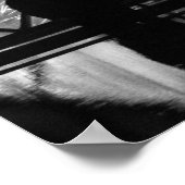 Poster la pyramide en b+w (Coin)