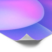 Poster La queue de sirène holographique, une texture de f (Coin)