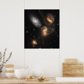 Poster La quintette de Stephan : Une épave galaxie galact (Cuisine)