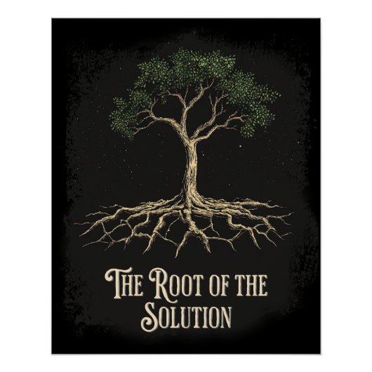 Poster La racine de la solution (Devant)