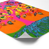 Poster La racine du savoir L'affiche de l'arbre de vie (Coin)