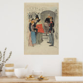 Poster La Raffle 1893 (Cuisine)