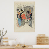 Poster La Rafle-1893 par le théophile Alexandre Steinlen (Cuisine)