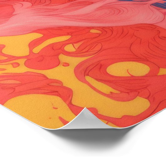 Poster La réalité rose : l'essence de la féminité (Coin)