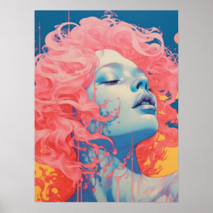 Poster La réalité rose : l'essence de la féminité