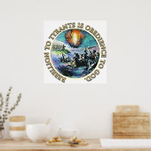 Poster La rébellion aux tyrans est l'obéissance à Dieu Po (Cuisine)