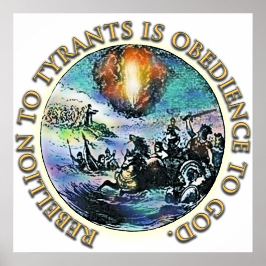 Poster La rébellion aux tyrans est l'obéissance à Dieu Po (Devant)