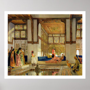 Poster La réception, 1873 (huile sur le panneau)