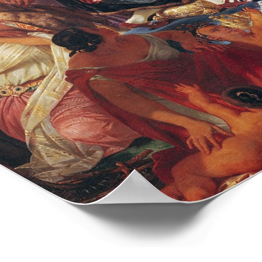 Poster La réception de Christophe Colomb (Coin)