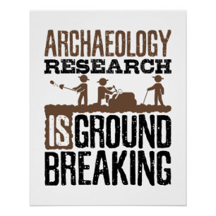 Poster La recherche en archéologie est révolutionnaire