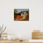 Poster La récolte de raisins (Cuisine)