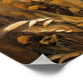 Poster La récolte d'or : une symphonie de la nature (Coin)