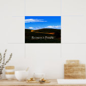 Poster La récupération est possible poster/motivation (Cuisine)