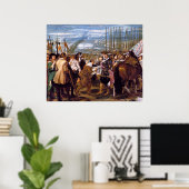 Poster La reddition de Breda, beaux-arts, (Bureau à domicile)