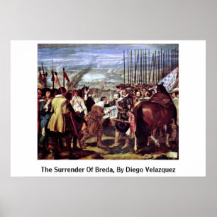 Poster La reddition de Breda, par Diego Vélazquez