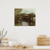 Poster La Réflexion d'Ornans, c.1872 (Cuisine)