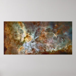 Poster La région centrale de la Carina Nebula