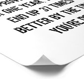 Poster La règle des 1% est simple : Améliorez seulement 1 (Coin)