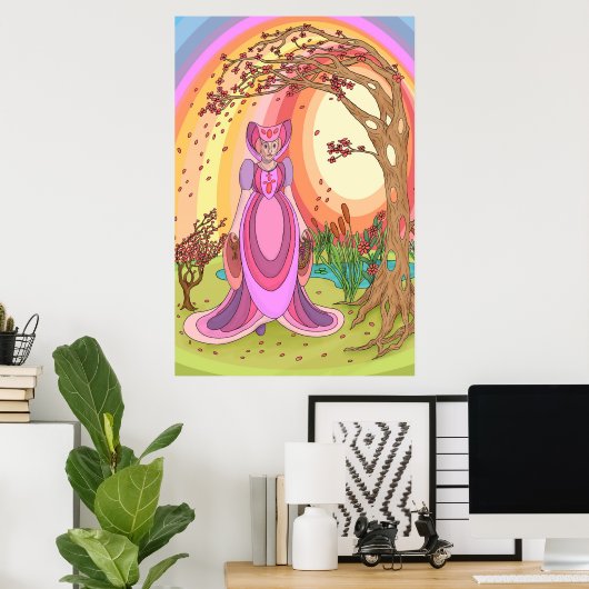 Poster La reine (Bureau à domicile)