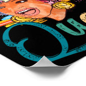 Poster La reine afro-américaine a éduqué des femmes noire (Coin)