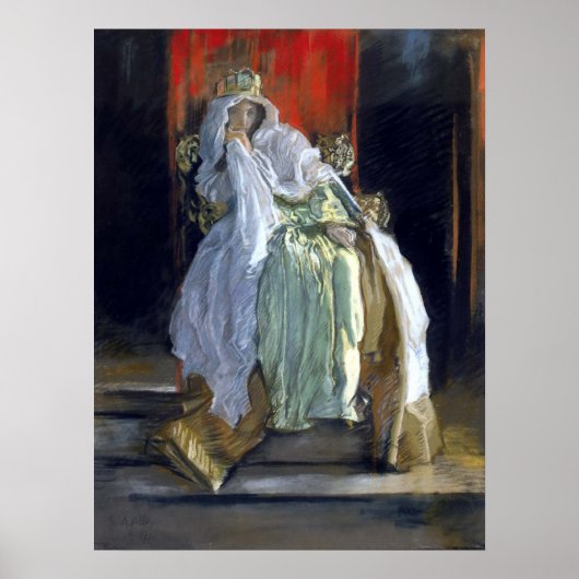 Poster La Reine Dans "Hamlet" (Devant)