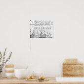 Poster La reine dans sa litière (Cuisine)