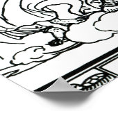 Poster "La reine de l'air s'est précipitée dans la pièce (Coin)