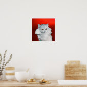 Poster LA REINE DES CHAUSSURES BLANCHES, Ruby Rouge (Cuisine)