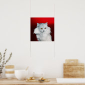 Poster LA REINE DES CHAUSSURES BLANCHES, Ruby Rouge (Cuisine)