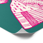 Poster La reine des coeurs Pop Art (Coin)