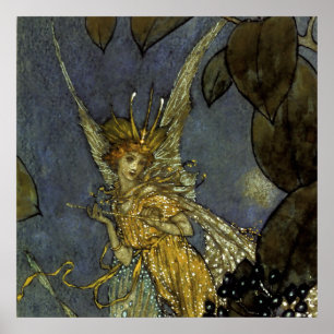 Poster « La Reine des Fées » par Edmund Dulac