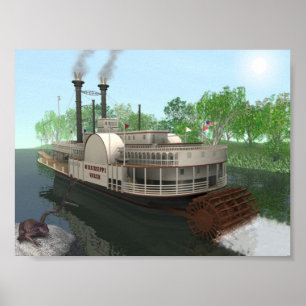 Poster La reine du Mississippi