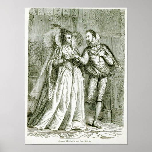 Poster La reine Elizabeth et ses partisans (Devant)