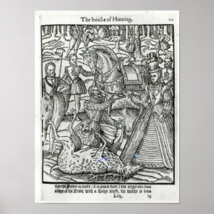 Poster La reine Elizabeth I à une chasse au cerf