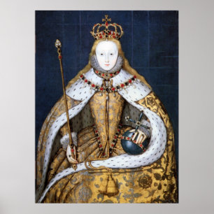 Poster La Reine Elizabeth I : Couronnement