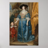Poster La reine Henrietta Maria avec Sir Jeffrey Hudson (Devant)
