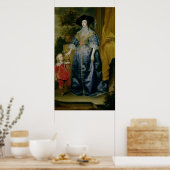 Poster La reine Henrietta Maria et son nain (Cuisine)