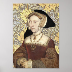 Poster La Reine Jane Seymour du portrait de l'Angleterre