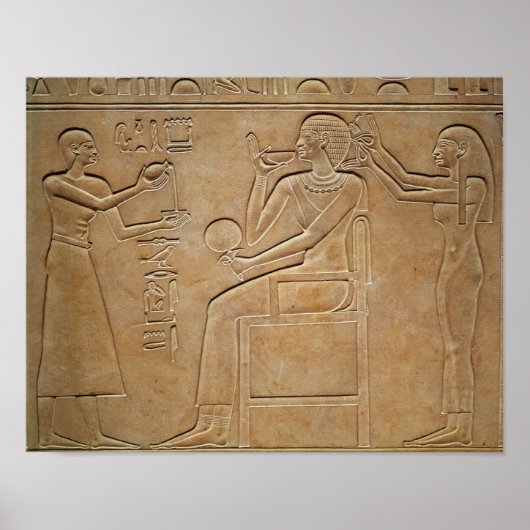 Poster La reine Kawit à ses toilettes (Devant)