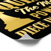 Poster La Reine Noire La Pièce La Plus Puissante Du Jeu W (Coin)