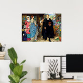 Poster La rencontre de chance c. 1907 Par Kate Elizabeth  (Bureau à domicile)