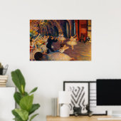 Poster La Répétition de ballet sur scène de Degas (Bureau à domicile)