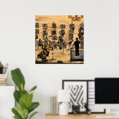 Poster "La répétition" en acrylique (Bureau à domicile)