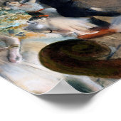 Poster La répétition sur scène, Edgar Degas (Coin)
