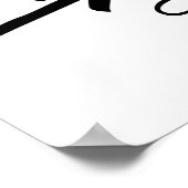 Poster La Réponse N'Est Pas Une Citation Drôle (Coin)