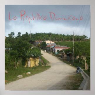 Poster La Républica Dominicana/République Dominicaine