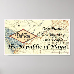 Poster La République de Playa - La Ballona